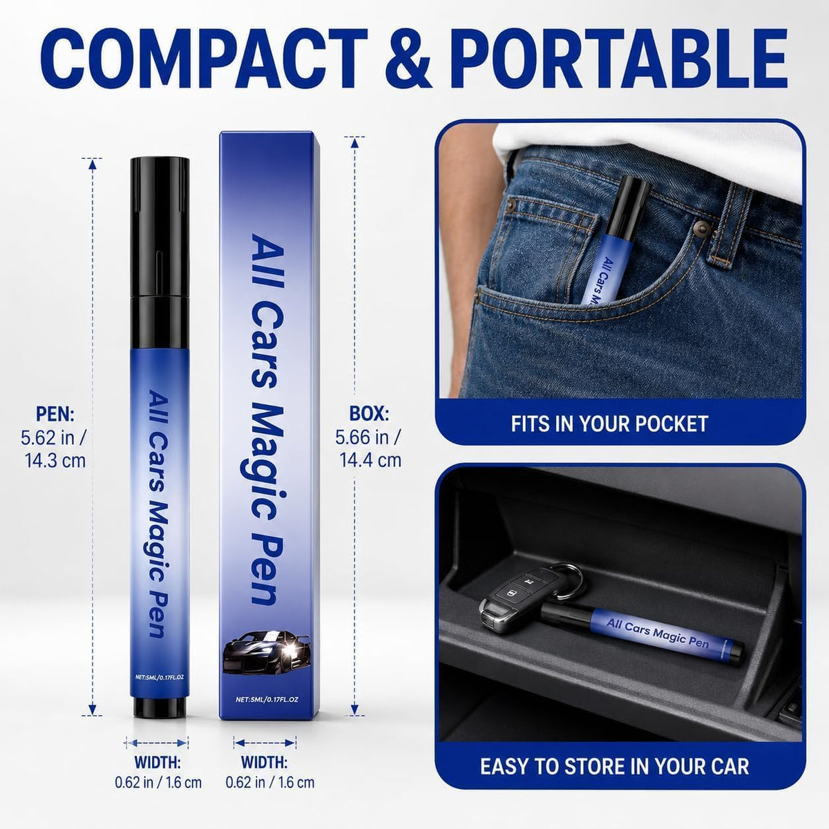 Car Scratch Repair Pen ( For All Car Colors )