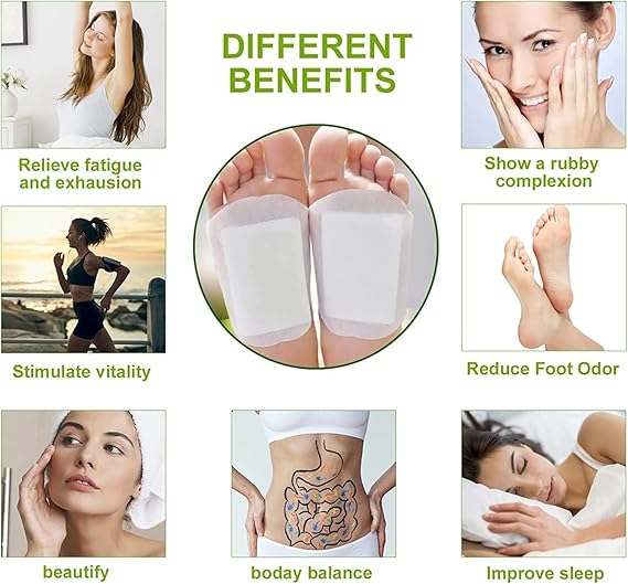 Kinoki Foot Pads – Overnight Foot Care (10 Pads) ⭐ (Recommended)