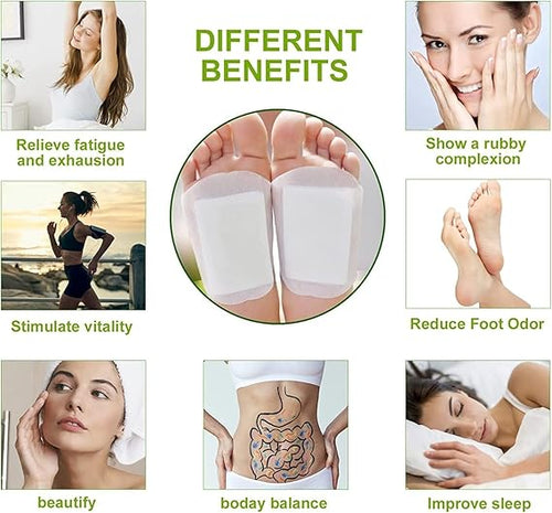Kinoki Foot Pads – Overnight Foot Care (10 Pads) ⭐ (Recommended)